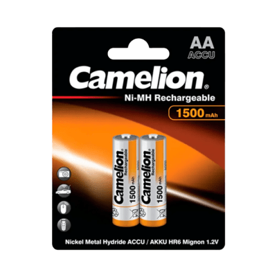 PILAS RECARGABLES CAMELION AA 1.2V 1500 MAH (NH-AA1500BP2) (NT35)