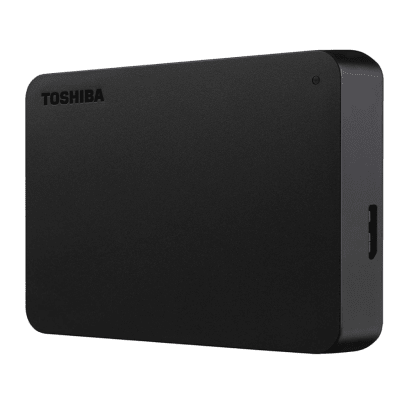 DISCO DURO PORTÁTIL TOSHIBA CANVIO BASICS - 2TB, NEGRO, USB3.0 (HDTB520XK3AA) (NT7)