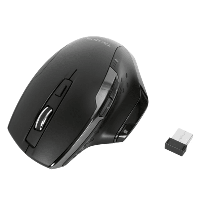 MOUSE TARGUS B584 - ERGONÓMICO ANTIMICROBIAL INALÁMBRICO NEGRO (AMW584GL) (NT8)