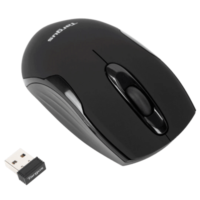 MOUSE TARGUS W575 - INALÁMBRICO ERGONÓMICO 1600 DPI NEGRO (AMW575TT) (NT8)