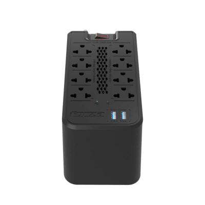 REGULADOR DE VOLTAJE FORZA VOLT REG 1200VA/600W 240V 8UNEMA 2USB (FVR-1222)