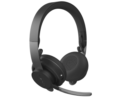 AURICULARES C/MICROFONO LOGITECH B2B ZONE WIRELESS - MSFT TEAMS/BT NEGRO (981-000853) (NT8)