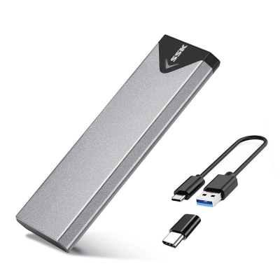 ENCLOSURE PARA SSD M.2 NVMe (PCIe) / SATA, USB-C 3.2 Gen 2 (SHE-C325 PRO)