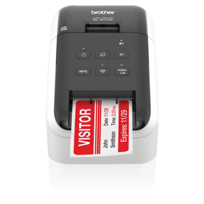 IMPRESORA TÉRMICA DIRECTA BROTHER QL810W - ETIQUETADORA, INALÁMBRICA (QL-810W) (NT7)1