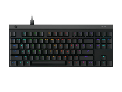 TECLADO LOGITECH G515 TKL - WIRED LIGHTSYNC RGB / KEYCONTROL, INGLÉS, NEGRO (920-012868) (NT8)