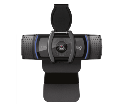 CAMARA LOGITECH C920E BUSINESS FULL HD 1080P, CON TAPA, NEGRO (960-001401) (NT8)