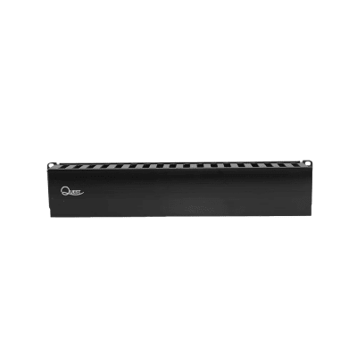 ORGANIZADOR DE CABLES HORIZONTAL QUEST - TIPO DUCTO, 2RU (OH-4516) (NT1)