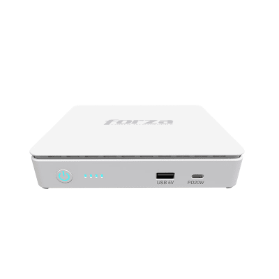UPS FORZA PoE Y BANCO DE ENERGIA USB-C C/BATERIA 35W, SALIDAS 5/9/12/15/24V CC (DC-350USBP) (NT3)