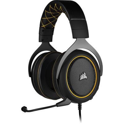 AURICULAR CORSAIR ESTEREO HS60 7.1 AMARILLO (CA-9011214-NA)
