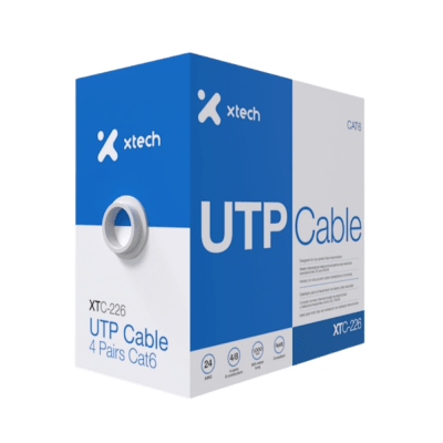 CABLE DE RED XTECH UTP CAT 6 DE 305 MTRS (XTC-226)