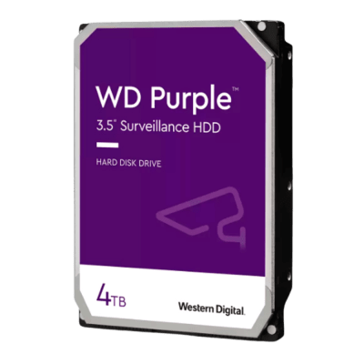 DISCO DURO WD PURPLE 4TB, SATA, 256MB, 5400 RPM 3.5