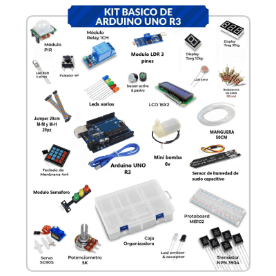 KIT ARDUINO UNO R3 - BASICO
