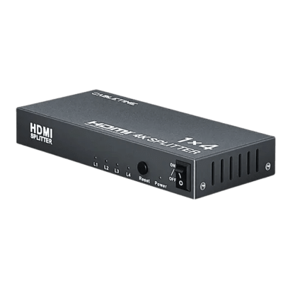 SPLITTER DE VIDEO HDMI CABLETIME 4K 30HZ DE 4 PUERTOS (CP38G)