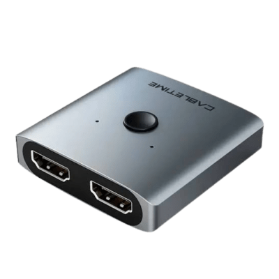 SWITCH HDMI CABLETIME 4K 60HZ DE 2 PUERTOS (CP30G)1