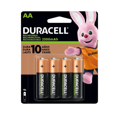 PILAS DURACELL RECARGABLE BLISTER AA X 4 UNIDADES1