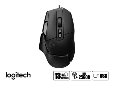 MOUSE LOGITECH G502 X HERO USB 25K DPI LIGHTFORCE BLACK (910-006137)