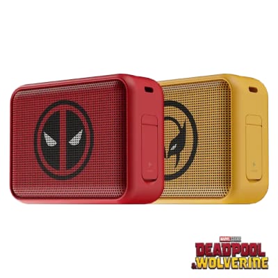 PARLANTE KLIPXTREME NITRO KIT DEADPOOL & WOLVERINE KLIPXTREME BLUETOOTH KIT X2 (KBS-025MD-2PK) (NT3)5