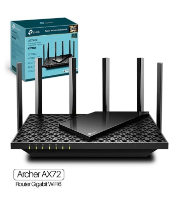 ROUTER TP-LINK ARCHER AX72 AX5400 2BAND 6 ANTENAS (Archer AX72) (NT6)2