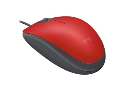 MOUSE LOGITECH M110 SILENT OPTICO USB RED (910-006755) (NT8)