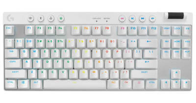 TECLADO LOGITECH PRO-X TKL LIGHTSPEED BLANCO (920-012143) (NT8)