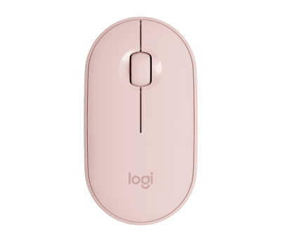 MOUSE LOGITECH PEBBLE M350 INALÁMBRICO ROSADO (910-005769)