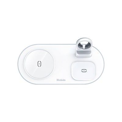 CARGADOR INALAMBRICO MCDODO 3 EN 1 CELULAR/TWS/APPLEWATCH 15W (CH-7062)
