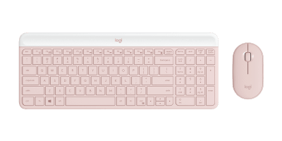 KIT TECLADO Y MOUSE LOGITECH MK470 ROSE (920-011312) ES (NT8)