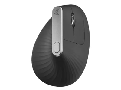 MOUSE LOGITECH MX VERTICAL ADVANCED ERGONOMIC WIRELESS/BLUETOOTH USB-C BLACK (910-005449)
