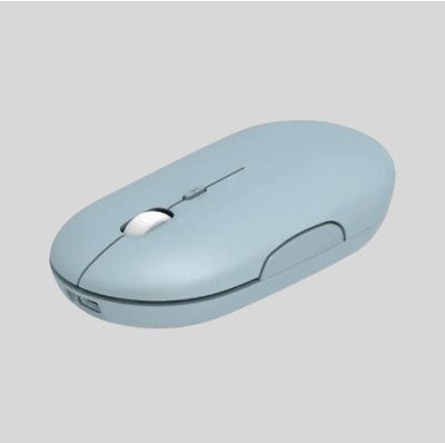 MOUSE INDENA INALAMBRICO RECARGABLE CELESTE (G-2370)1