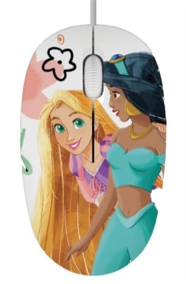 MOUSE CABLEADO XTECH ED PRINCESAS DE DISNEY (XTM-D406PS)