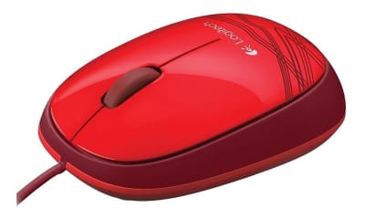 MOUSE LOGITECH M105 WIRED RED (910-002959)2