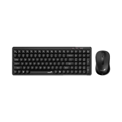 KIT TECLADO + MOUSE GENIUS LUXEMATE Q8100 WIRELESS COMPACT MULTIMEDIA SP BLACK (31340019401)	NT81