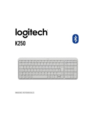 TECLADO LOGITECH K250 BLUETOOTH WHITE SP (920-013446) NT8