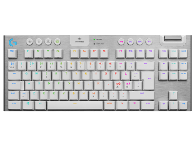 TECLADO LOGITECH G915 TKL LIGHTSPEED RGB LIGHTSYNC MECANICO BLANCO (920-009660) (NT8)