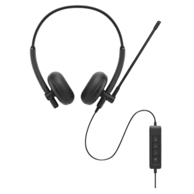 AURICULAR ESTÉREO DELL WH125 CABLEADO SOBRE LA OREJA COLOR NEGRO (520-BBLL) (NT7)
