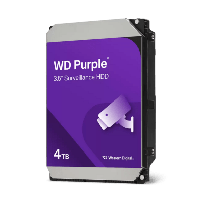 DISCO DURO WD PURPLE 4TB PARA VIGILANCIA SATA, 128MB, 3.5