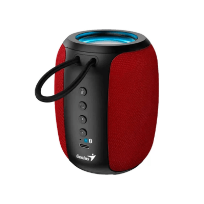 PARLANTE GENIUS SP-915BT BLUETOOTH 5W 6H MIC AI COPILOT RGB BLACK/RED (31730052403) (NT8)1