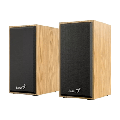 PARLANTE GENIUS SP-HF180 6W USB POWER PINE WOOD (31730029404) (NT8)1