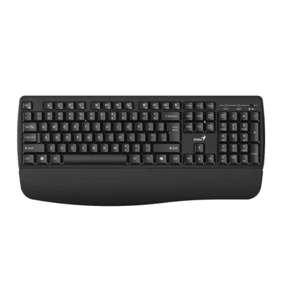 TECLADO GENIUS ERGO KB-7123 AI COPILOT MULTIMEDIA USB SP BLACK (31320007401) (NT8)1