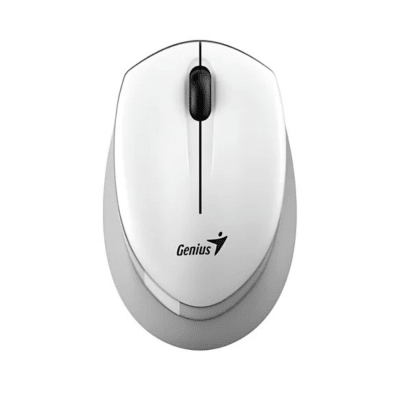 MOUSE GENIUS NX-7009 WIRELESS BLUEEYE ERGONOMICO WHITE GREY (31030030402) (NT8)1