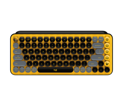 TECLADO MECÁNICO LOGITECH POP KEYS WS BK/YL (920-010713)1