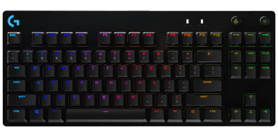 TECLADO LOGITECH PRO KEYBOARD RGB USB BLACK US (920-009388) NT8