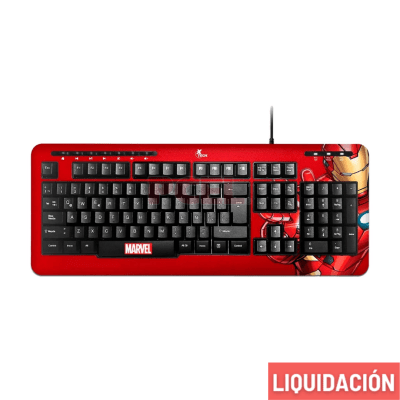 TECLADO CABLEADO XTECH EDICIÓN IRONMAN (XTK-M401IM)