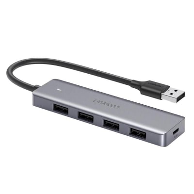 ADAPTADOR HUB UGREEN CM219 USB 3.0/5GBPS/4 PUERTOS (50985)