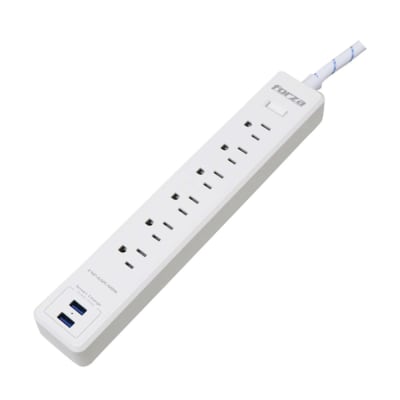 SUPRESOR DE PICOS FORZA1680W 6T USB 1200J (FSP-612USBW) (NT6)