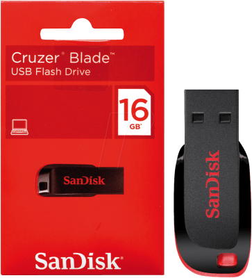 MEMORIA SANDISK CRUZER BLADE Z50 USB 16 GB (SDCZ50-016G-B35)