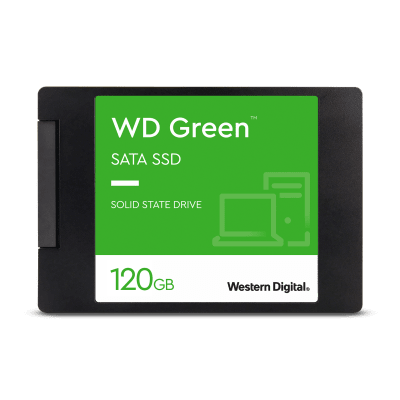 UNIDAD DE ESTADO SOLIDO WESTERN DIGITAL GREEN 120GB (WDS120G2G0A)