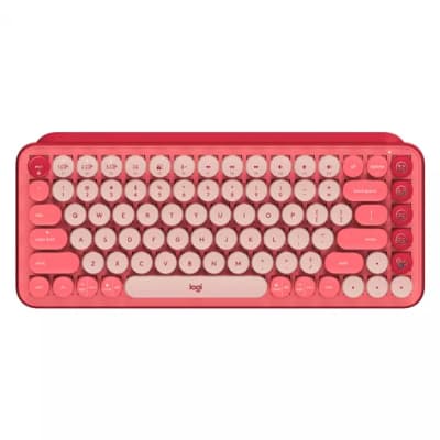 TECLADO MECÁNICO LOGITECH POP KEYS CORAL/ROSA (920-010715)1
