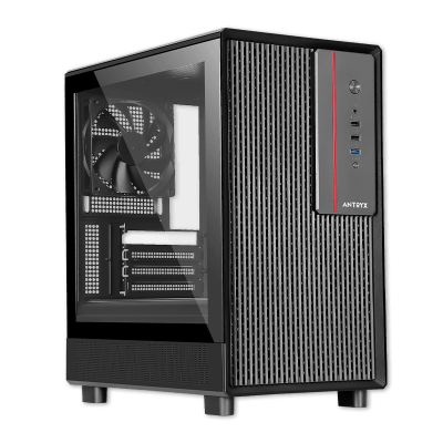 CASE C/FUENTE B500W ANTRYX XTREME MICRO XM-410, VIDRIO TEMPLADO (AC-XM410-500CP) (NT21)