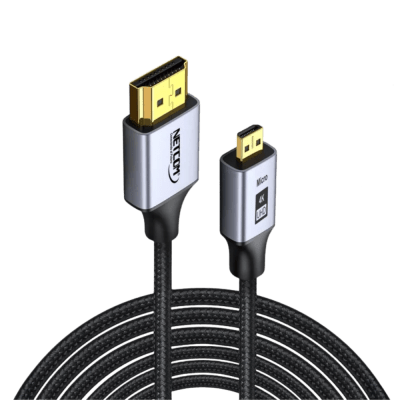 CABLE NETCOM MICRO HDMI A HDMI DE 1.80 MTS UHD 4K@60Hz V2.0 (PE-HD0832)
